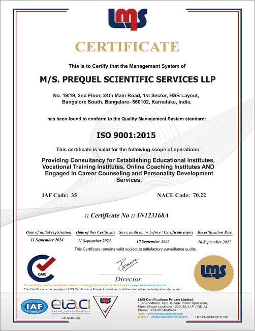 Collaborations & Credentials 9 ISO certificate image